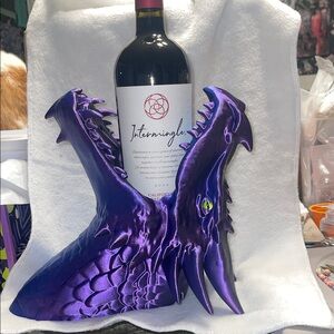 Purple Dragon Wine Holder